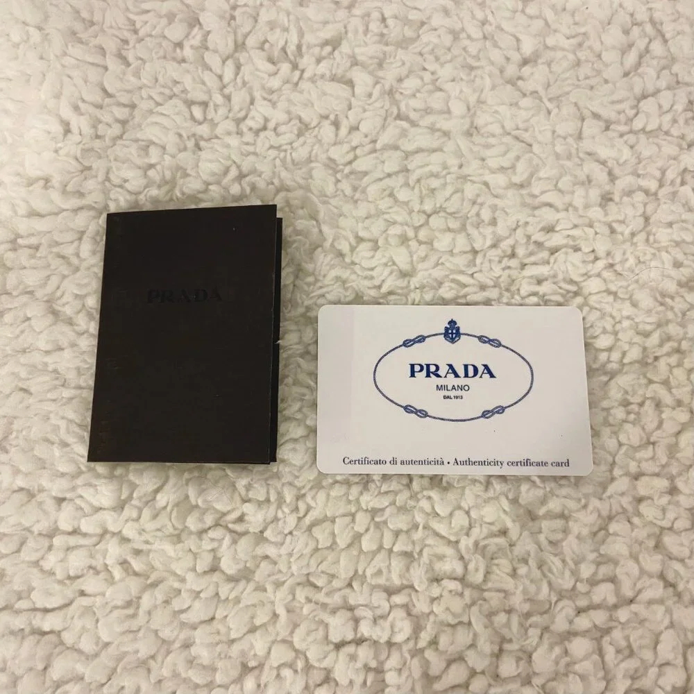 Prada Medium Saffiano Double Bag in Black / Red
